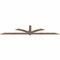 Ekena Millwork Redmond Rough Sawn Timber Gable Bracket, Douglas Fir, 108"W x 22"H x 2"D x 4"F, 5/12 Pitch GBW108X22X0204RED00RDF - alternate 3